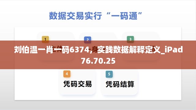 刘伯温一肖一码6374，实践数据解释定义_iPad76.70.25