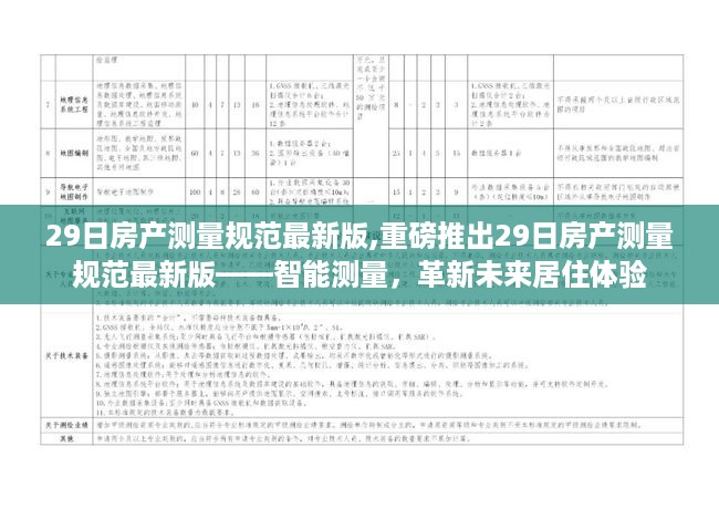 智能测量革新未来居住体验，最新房产测量规范重磅发布