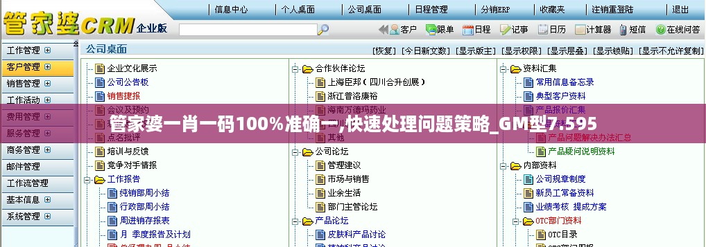 管家婆一肖一码100%准确一,快速处理问题策略_GM型7.595