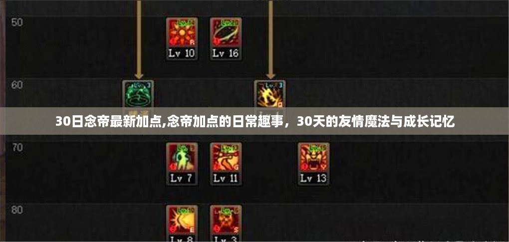 念帝最新加点下的友情魔法与成长记忆，30天的趣事与记忆