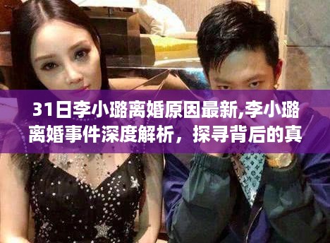 李小璐离婚事件深度解析，探寻背后的真相、影响及最新原因揭秘