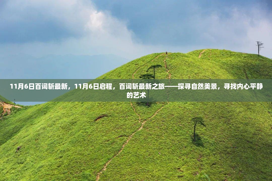百词斩最新之旅启程，探寻自然美景的艺术与内心平静