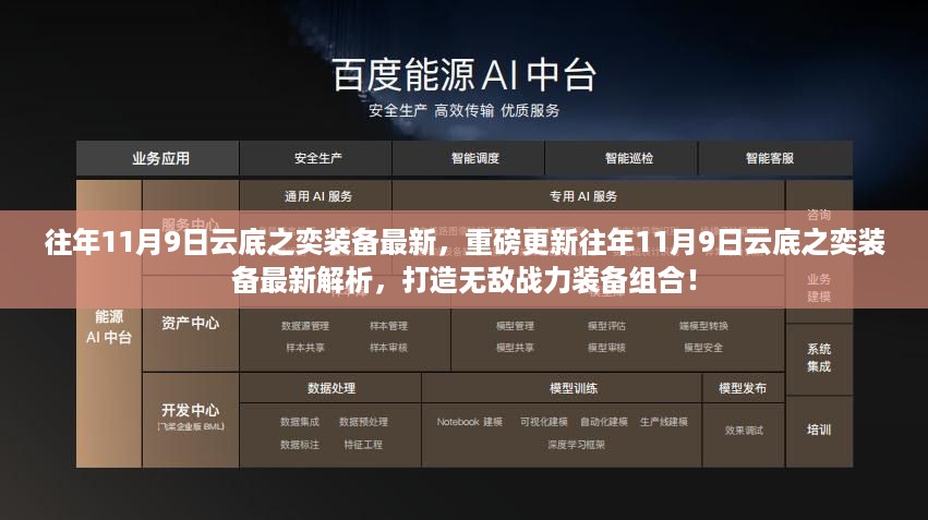 往年11月9日云底之奕装备最新解析，无敌战力组合重磅更新！