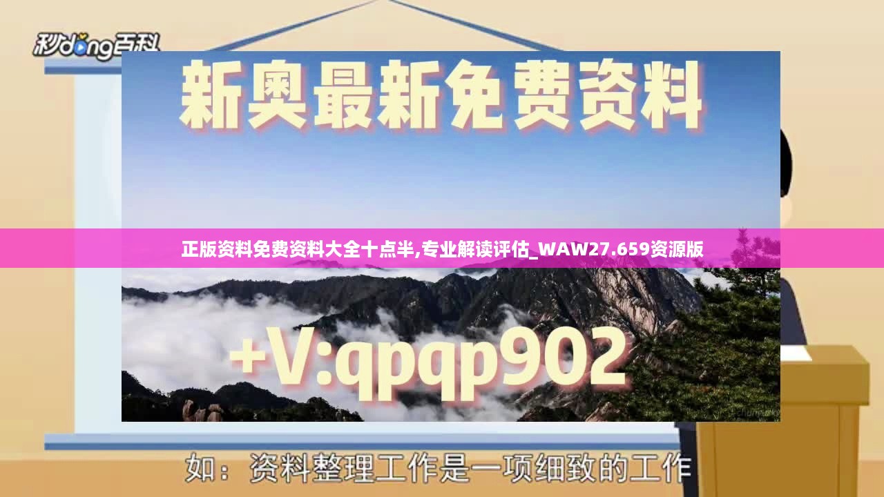 正版资料免费资料大全十点半,专业解读评估_WAW27.659资源版