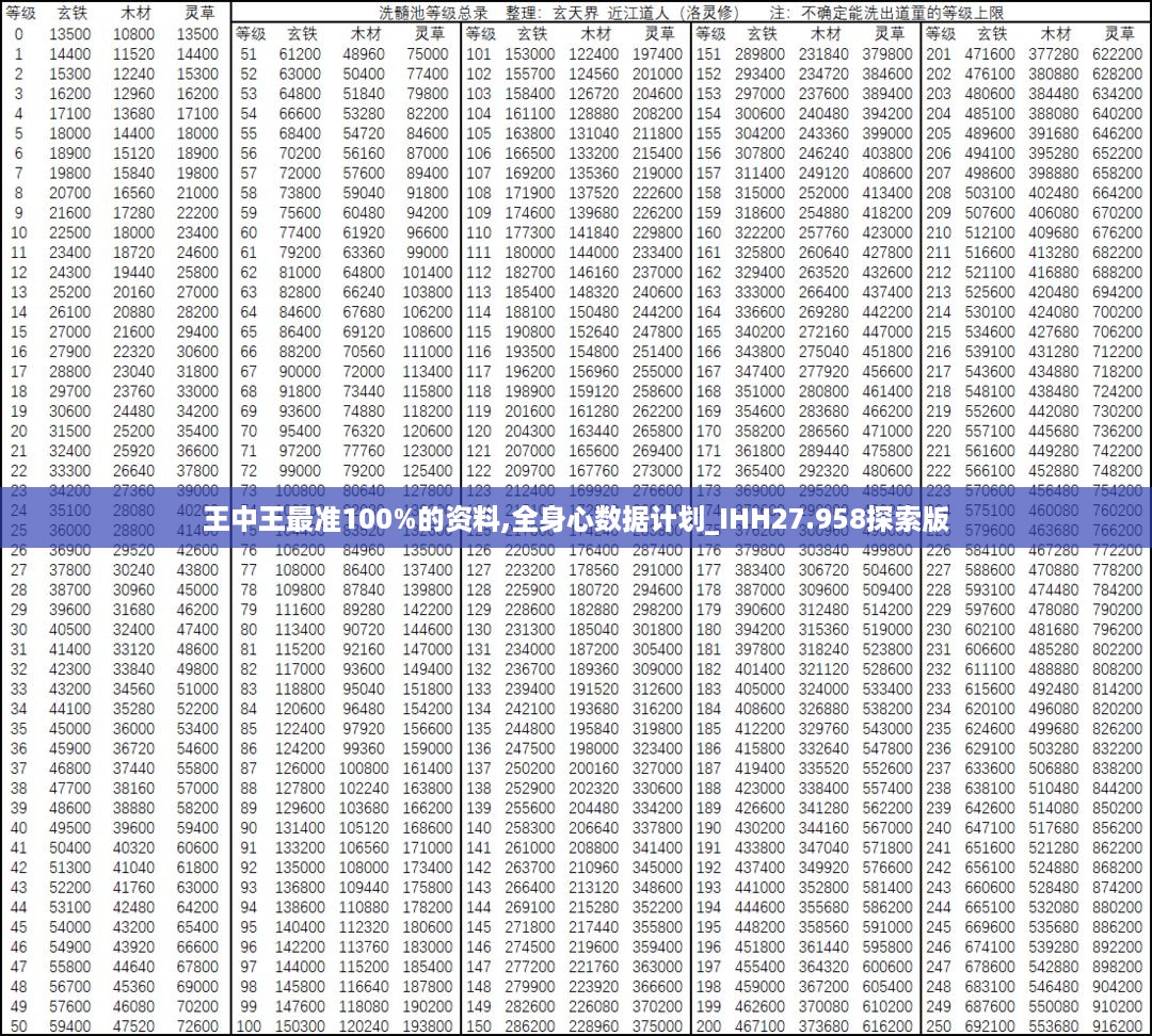 王中王最准100%的资料,全身心数据计划_IHH27.958探索版