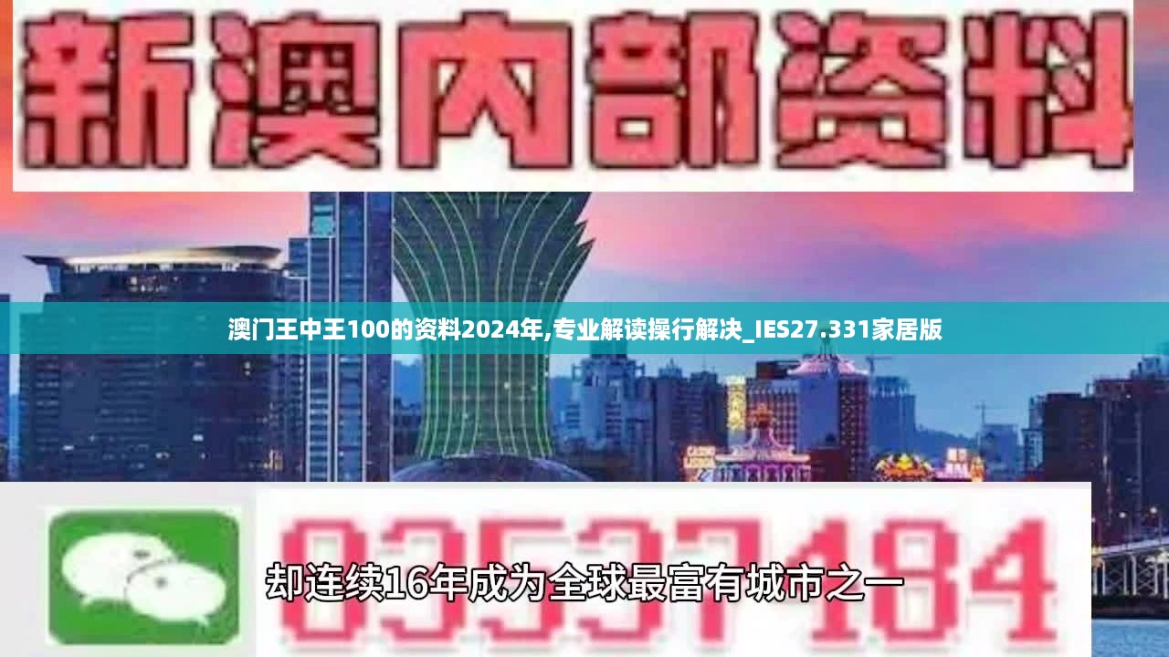 澳门王中王100的资料2024年,专业解读操行解决_IES27.331家居版