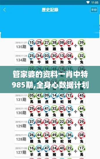 管家婆的资料一肖中特985期,全身心数据计划_NMA5.75.48散热版