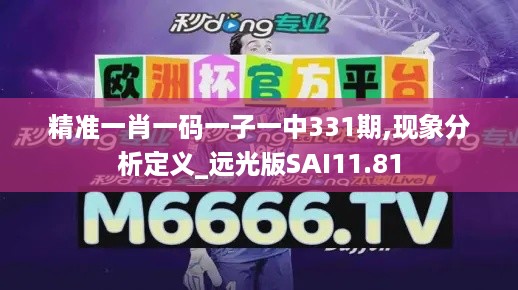 精准一肖一码一子一中331期,现象分析定义_远光版SAI11.81
