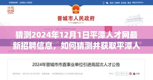 初学者与进阶用户指南，如何猜测并获取平潭人才网最新招聘信息（预测至2024年12月）