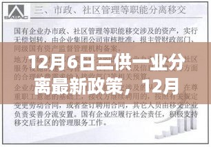 12月6日深度解读，三供一业分离最新政策动向及其深远影响