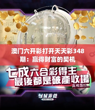 澳门六开彩打开天天彩348期：赢得财富的契机
