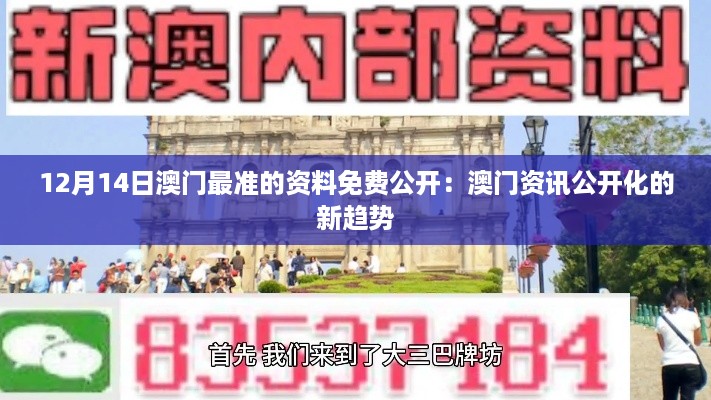 12月14日澳门最准的资料免费公开：澳门资讯公开化的新趋势