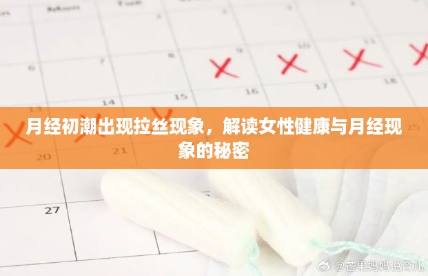 月经初潮出现拉丝现象，解读女性健康与月经现象的秘密