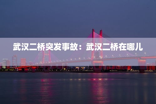 武汉二桥突发事故：武汉二桥在哪儿 