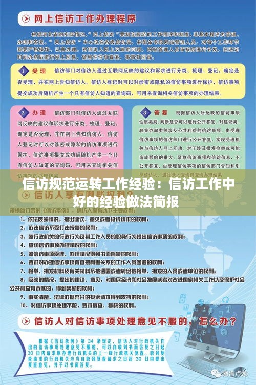 信访规范运转工作经验：信访工作中好的经验做法简报 