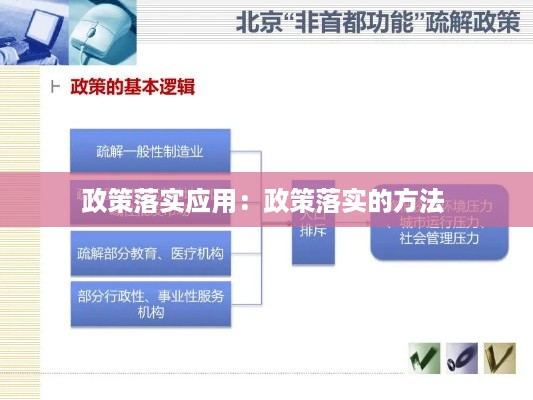 政策落实应用：政策落实的方法 