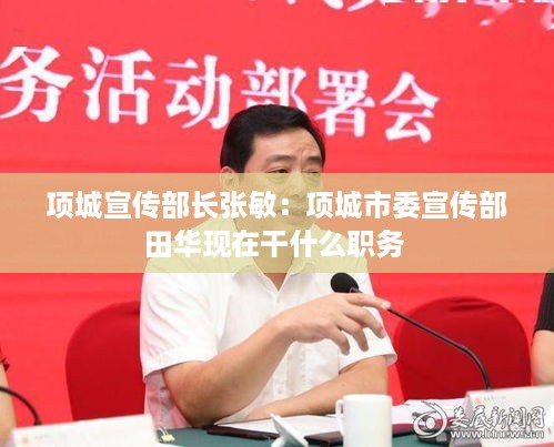 项城宣传部长张敏：项城市委宣传部田华现在干什么职务 