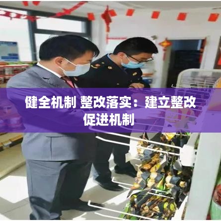 健全机制 整改落实：建立整改促进机制 