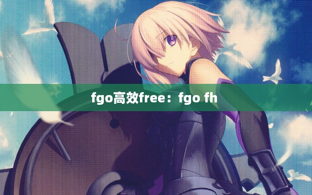 fgo高效free：fgo fh 