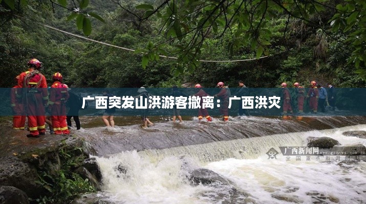 广西突发山洪游客撤离：广西洪灾 