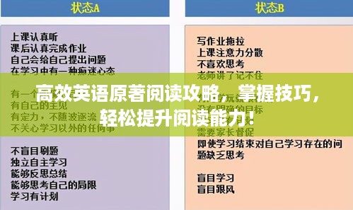 高效英语原著阅读攻略，掌握技巧，轻松提升阅读能力！
