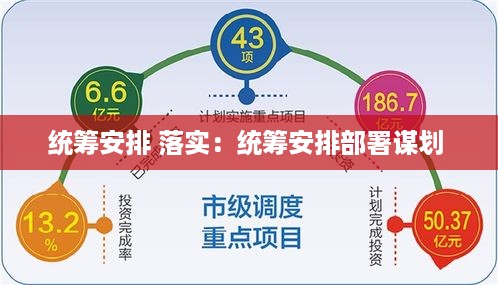 统筹安排 落实：统筹安排部署谋划 