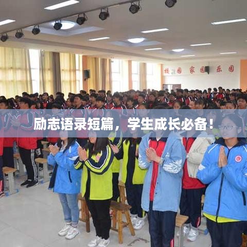 励志语录短篇，学生成长必备！