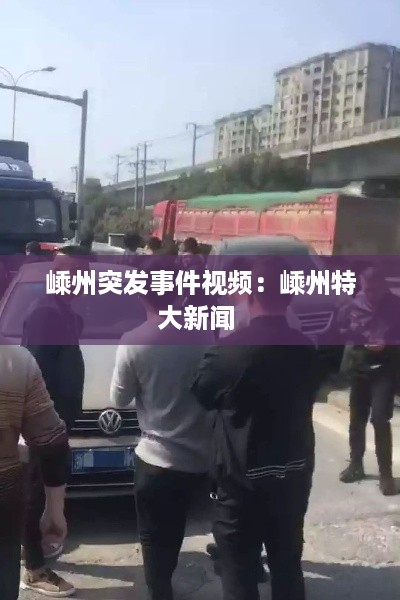 嵊州突发事件视频：嵊州特大新闻 