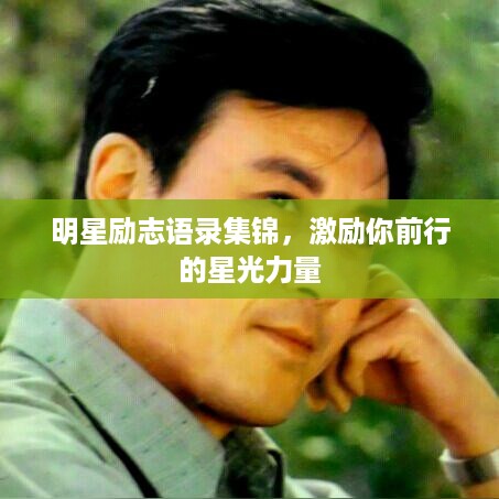 明星励志语录集锦，激励你前行的星光力量