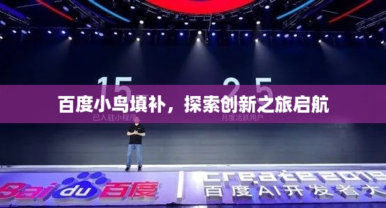 百度小鸟填补，探索创新之旅启航