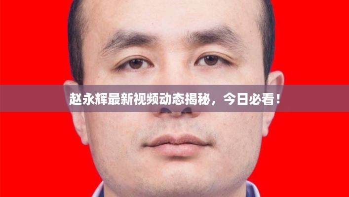 赵永辉最新视频动态揭秘，今日必看！