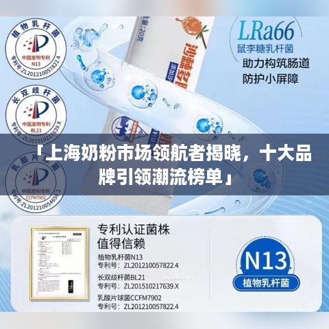 「上海奶粉市场领航者揭晓，十大品牌引领潮流榜单」