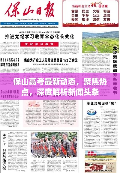 保山高考最新动态，聚焦热点，深度解析新闻头条