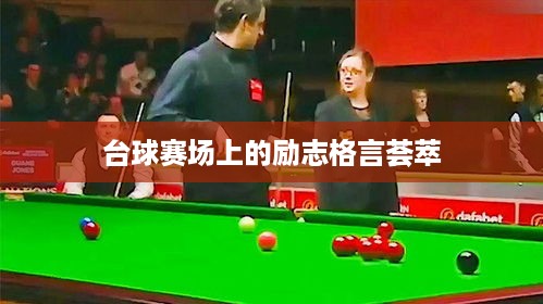 台球赛场上的励志格言荟萃