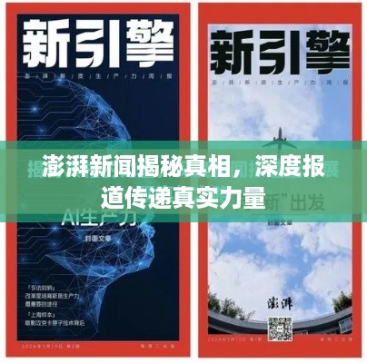 澎湃新闻揭秘真相，深度报道传递真实力量