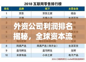 外资公司利润排名揭秘，全球资本流动背后的秘密重磅榜单！