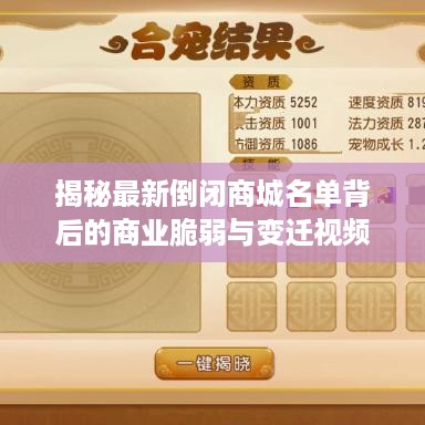 揭秘最新倒闭商城名单背后的商业脆弱与变迁视频