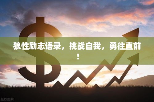 狼性励志语录，挑战自我，勇往直前！