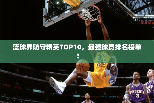 篮球界防守精英TOP10，最强球员排名榜单！